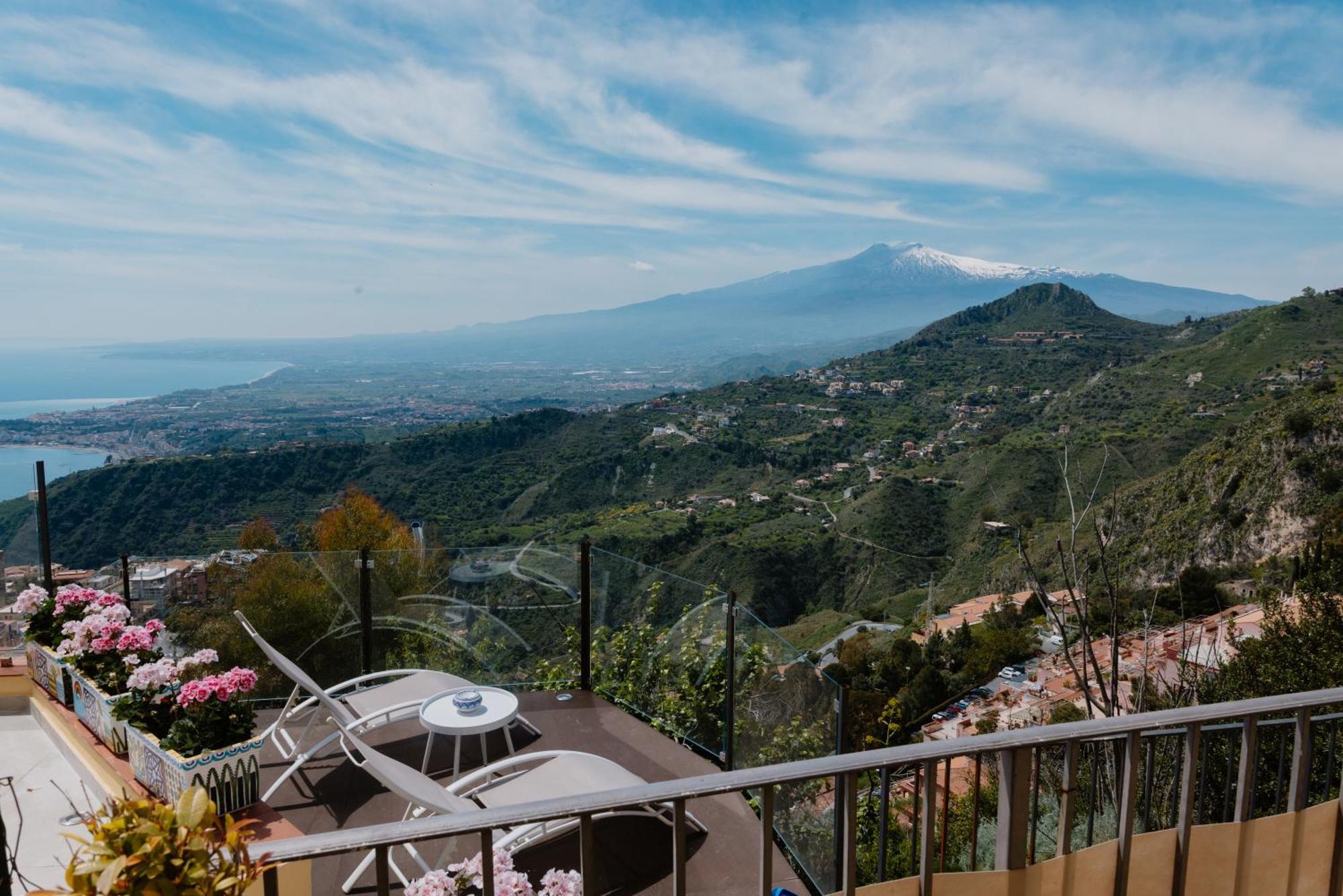 Villa Da Vinci Luxury Panoramic Apartments - Taormina Rooms Collection Zewnętrze zdjęcie