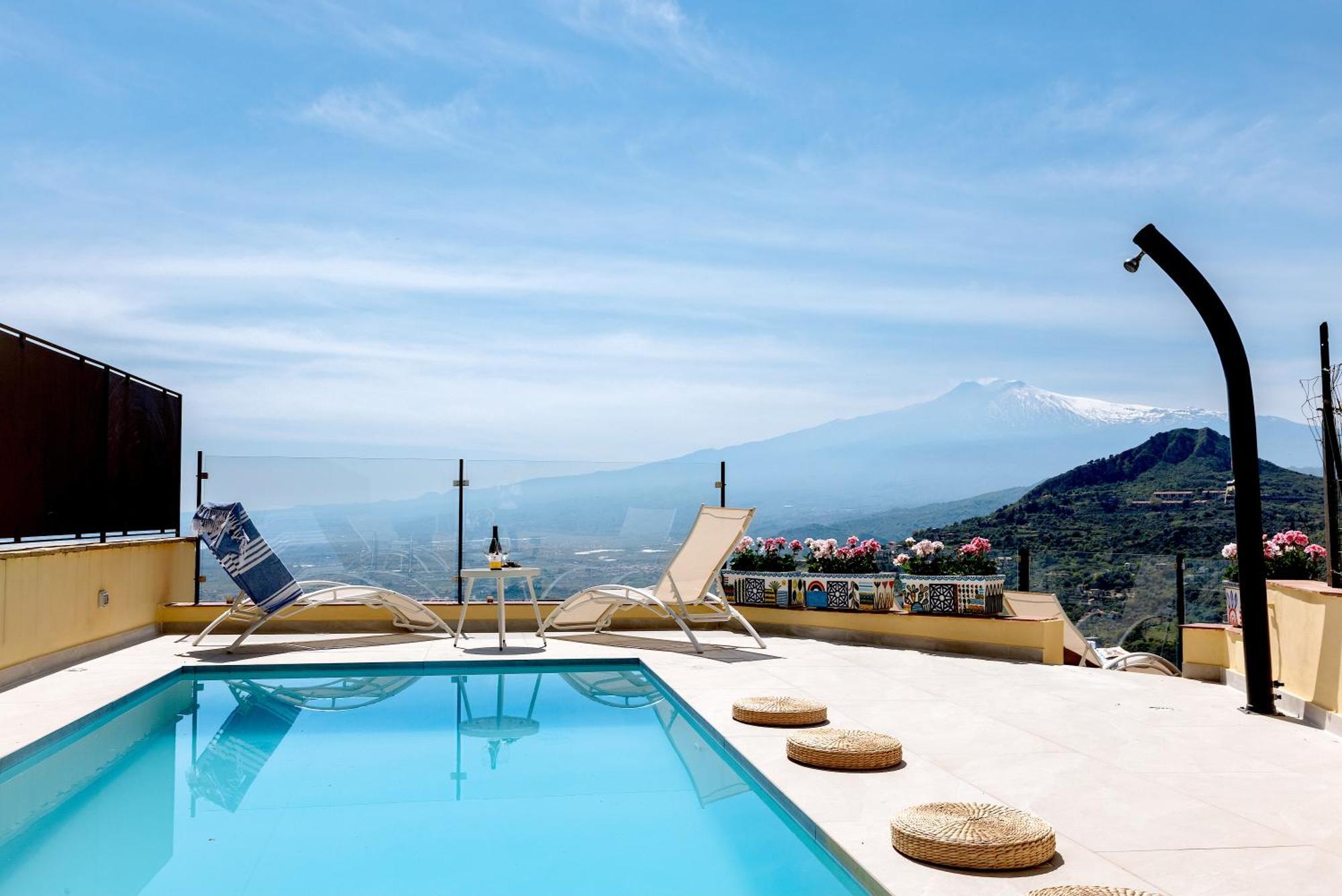 Villa Da Vinci Luxury Panoramic Apartments - Taormina Rooms Collection Zewnętrze zdjęcie